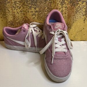 Nike SB Check Solar Canvas Pink and White Sneakers
